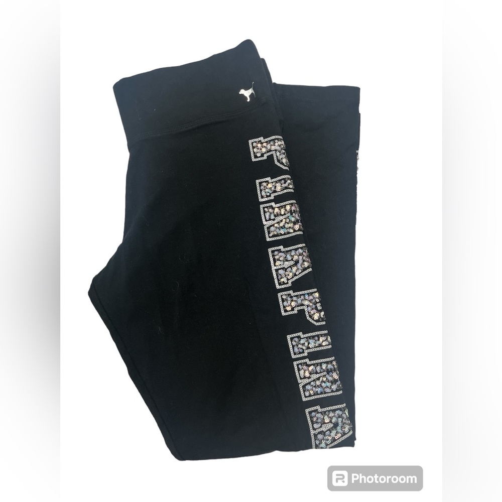 Victorias Secret PINK sequins leggings- Sz L